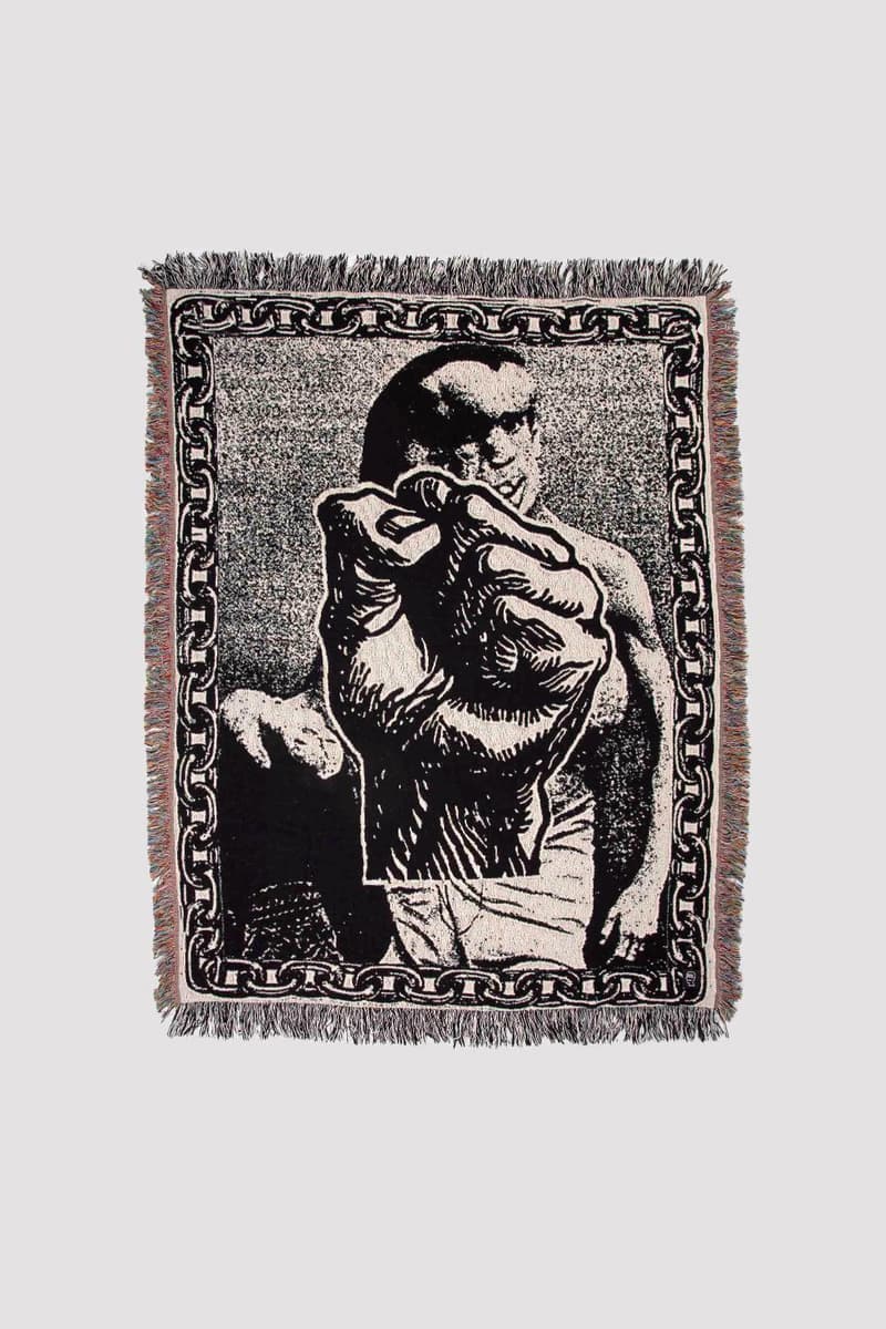 Garbstore Coverture Brain Dead Artist Blankets Collaboration Limited Edition In-store Claire Hungerford Jason Wright Eri Wakiyama Daniel Freedman Decade 10 year anniversary woven throw digital