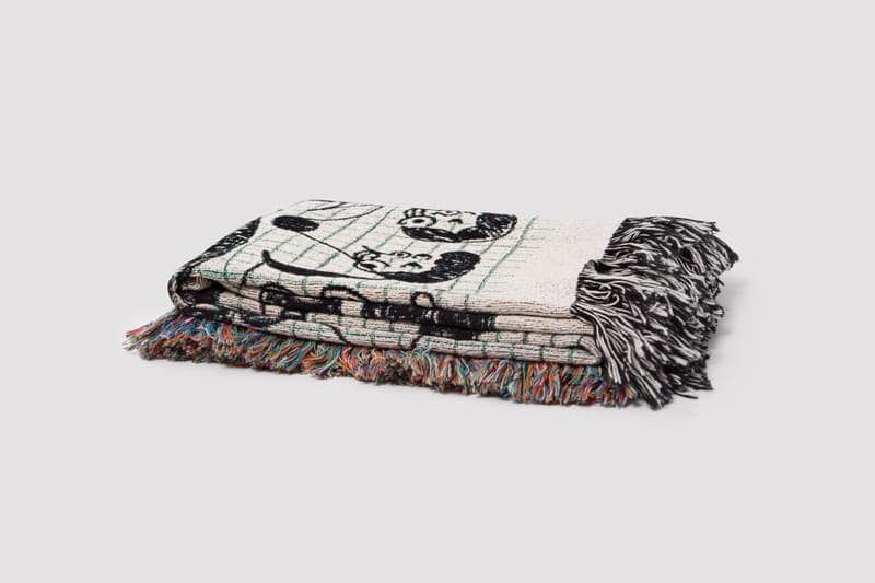 Garbstore Coverture Brain Dead Artist Blankets Collaboration Limited Edition In-store Claire Hungerford Jason Wright Eri Wakiyama Daniel Freedman Decade 10 year anniversary woven throw digital