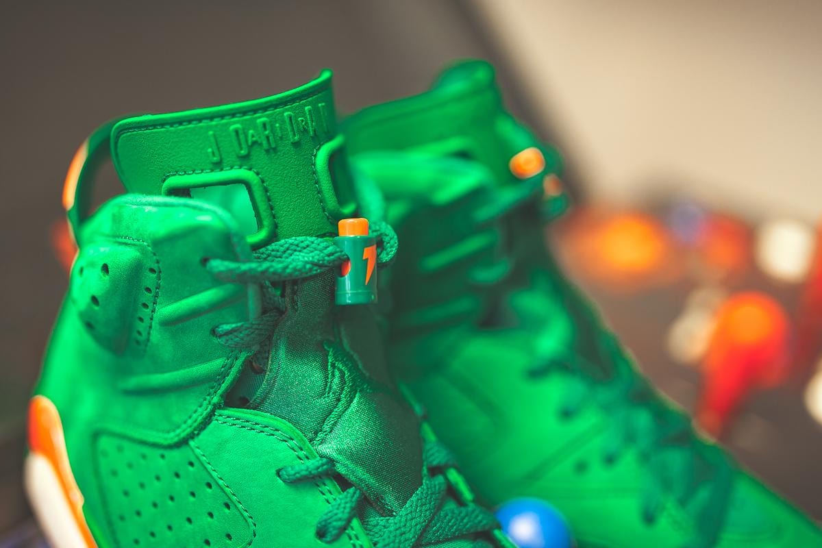 Gatorade Air Jordan 6 Pine Green Orange Blaze  2017 December 30 Release Date Info Sneakers Shoes Footwear