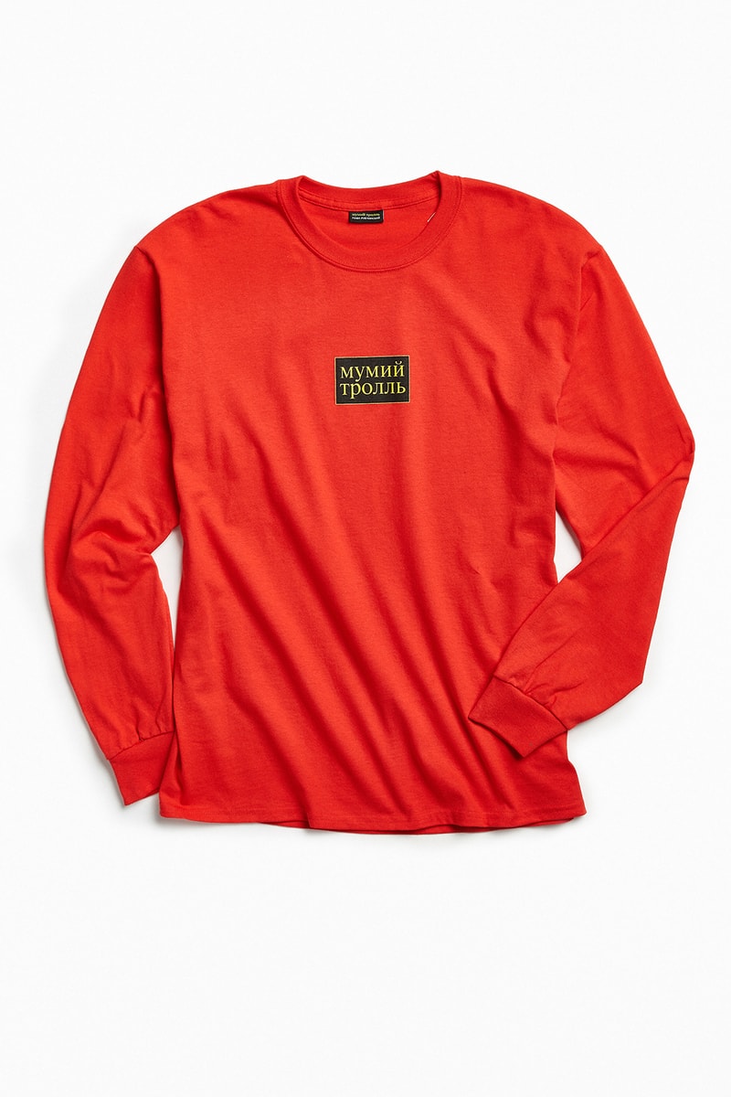 Gosha Rubchinskiy Mumiy Troll Urban Outfitters Collaboration Russia Capsule Collection T Shirt short long sleeve hoodies 2017 December 15 18 Release Date Info Drops
