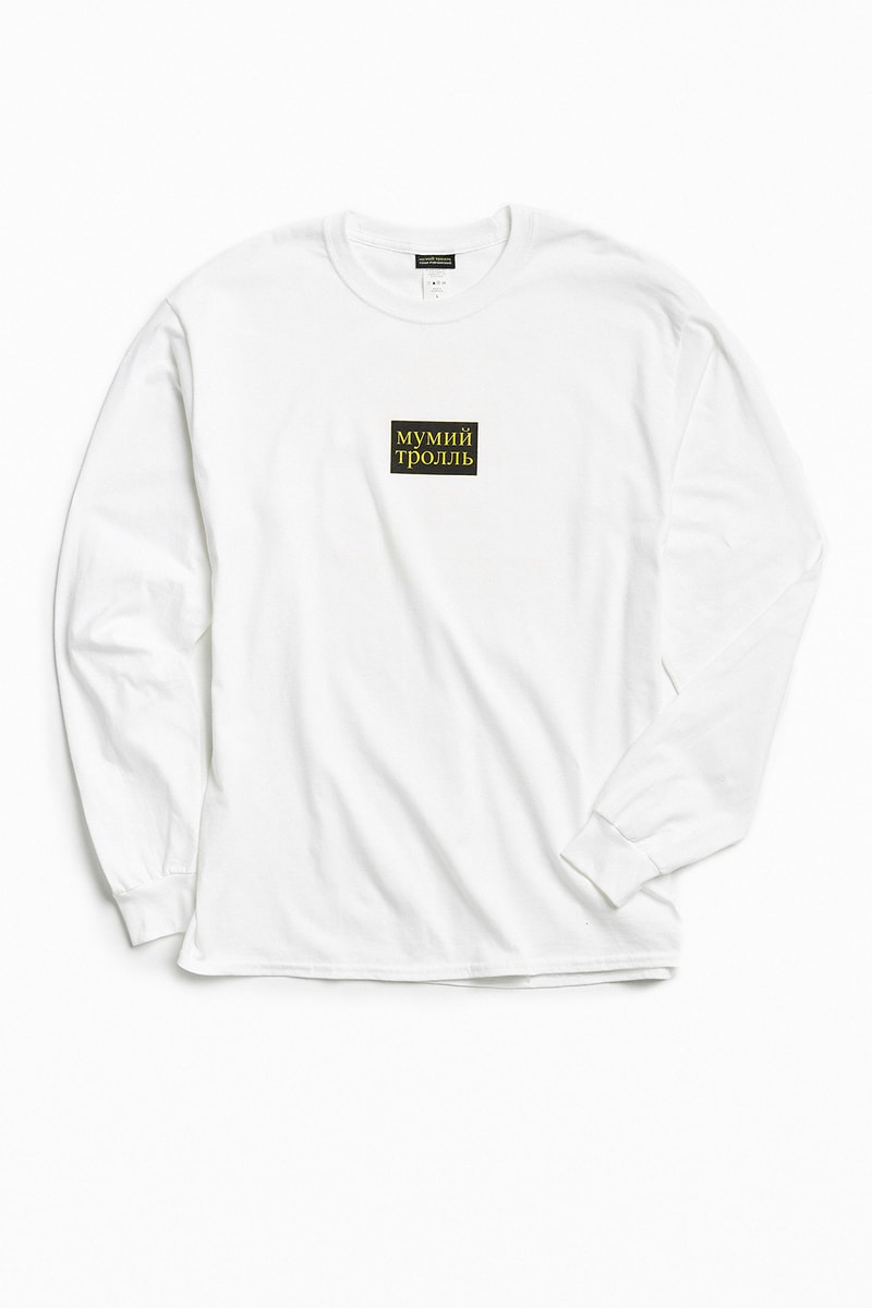Gosha Rubchinskiy Mumiy Troll Urban Outfitters Collaboration Russia Capsule Collection T Shirt short long sleeve hoodies 2017 December 15 18 Release Date Info Drops