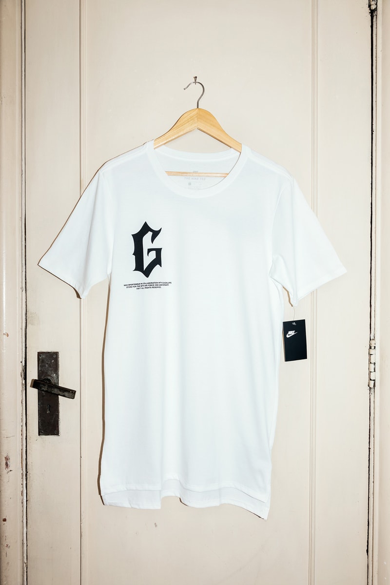 Guadalupe x Nike Air Force 1 Anniversary Tees 35 Years Uptowns