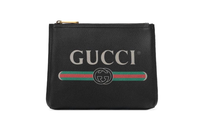 Gucci 2017 2018 Mens Leather Print Bag Backpack Portfolio
