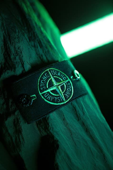 HBX Stone Island Pop-Up Hong Kong Nylon Metal Flock Hooded Jacket Garment Dyed Crinkle Reps Nylon Bomber Vans Converse Nike Jordan Brand