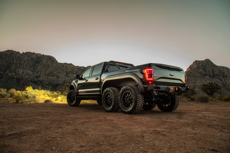 Hennessey VelociRaptor 6x6 truck high performance ford off-road v6 engine suspension 3 axels raptor car vehicle wheels f-150