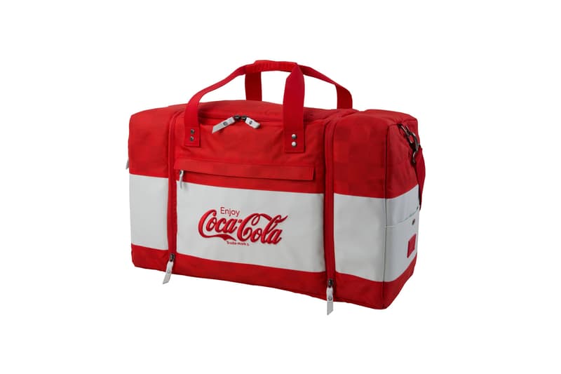 HEX & Coca-Cola Launch Sneaker Bag Collection limited edition holiday gift guide backpack duffle overnight bag fanny pack sling waist bag bum bag