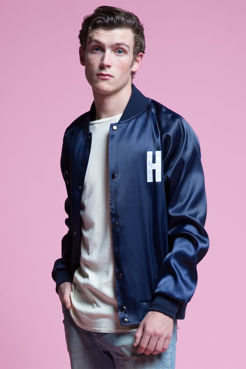 HOTEL 1171 2017 Holiday Collection Lookbook Limited Edition Satin Stadium Jackets French Terry Sweat suit pants hoodie logo branding California
