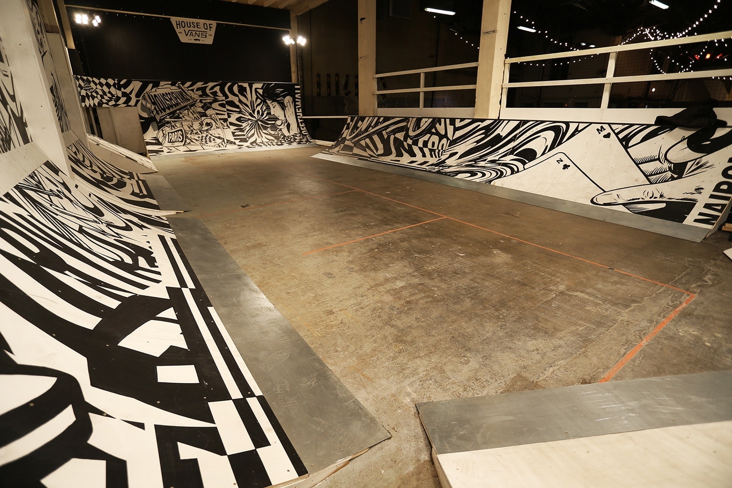 House of Vans Paris Exhibition Workshops Skateboard Ramps Michael Burnett