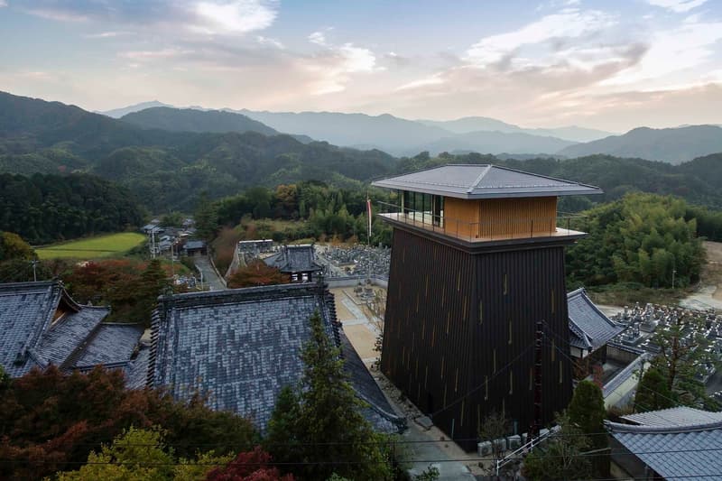 Ihaidō Kōrin-ji Buddhist Temple Japan buddhism religion mountain architecture wood light design tablet memorial scriptures