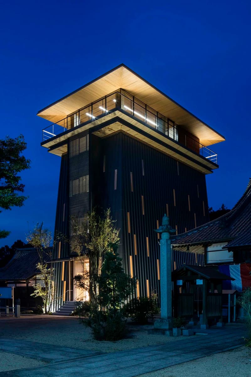 Ihaidō Kōrin-ji Buddhist Temple Japan buddhism religion mountain architecture wood light design tablet memorial scriptures