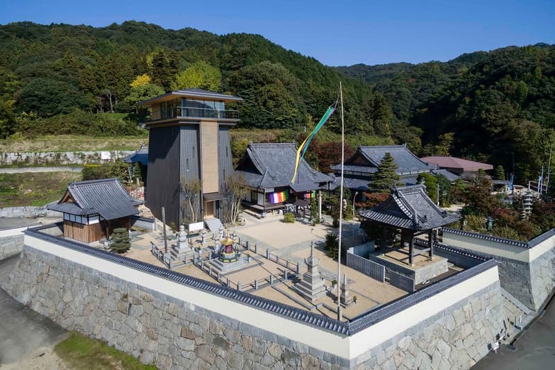 Ihaidō Kōrin-ji Buddhist Temple Japan buddhism religion mountain architecture wood light design tablet memorial scriptures