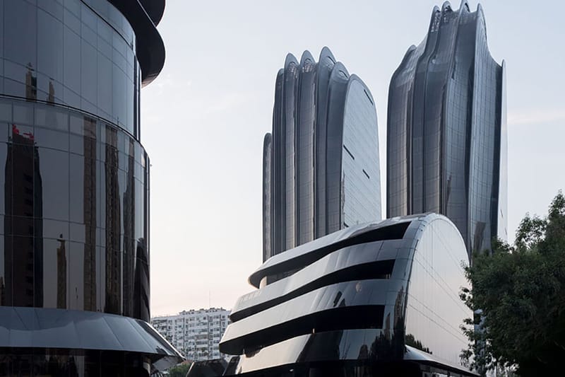 MAD Architects' Chaoyang Park Plaza Design Offers Relief From Rigid Beijing Business District