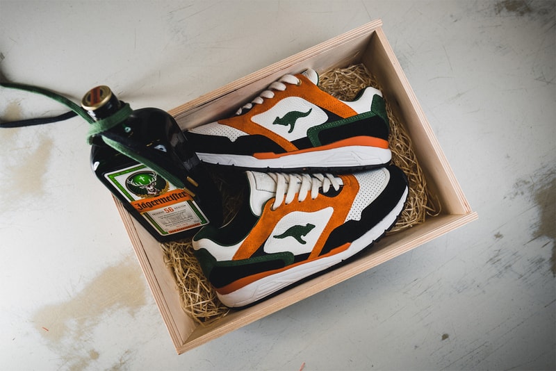 Jagermeister KangaROOS Collaboration 2017 December 12 Release Date Info Sneakers Shoes Footwear white orange green black