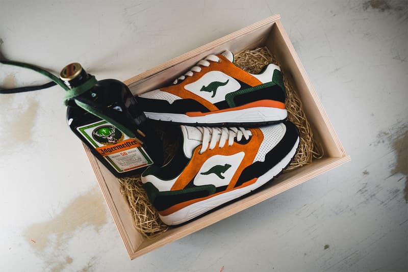 Jagermeister KangaROOS Collaboration 2017 December 12 Release Date Info Sneakers Shoes Footwear white orange green black