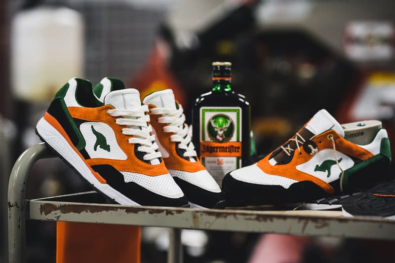 Jagermeister KangaROOS Collaboration 2017 December 12 Release Date Info Sneakers Shoes Footwear white orange green black