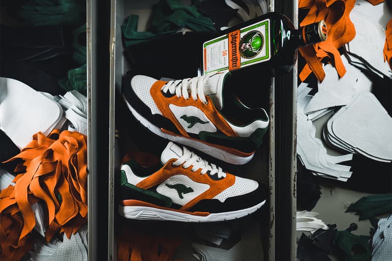 Jagermeister KangaROOS Collaboration 2017 December 12 Release Date Info Sneakers Shoes Footwear white orange green black
