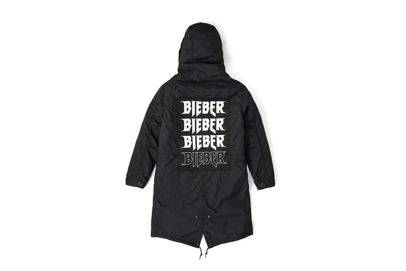 Justin Bieber Alpha Industries M 65 Parka MA 1 Flight Jacket Black Collaboration 2017 December Release Date Info