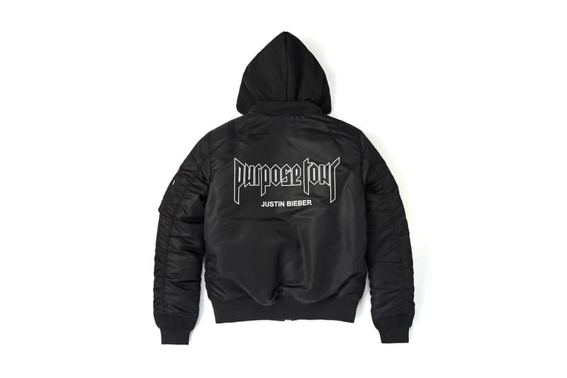 Justin Bieber Alpha Industries M 65 Parka MA 1 Flight Jacket Black Collaboration 2017 December Release Date Info