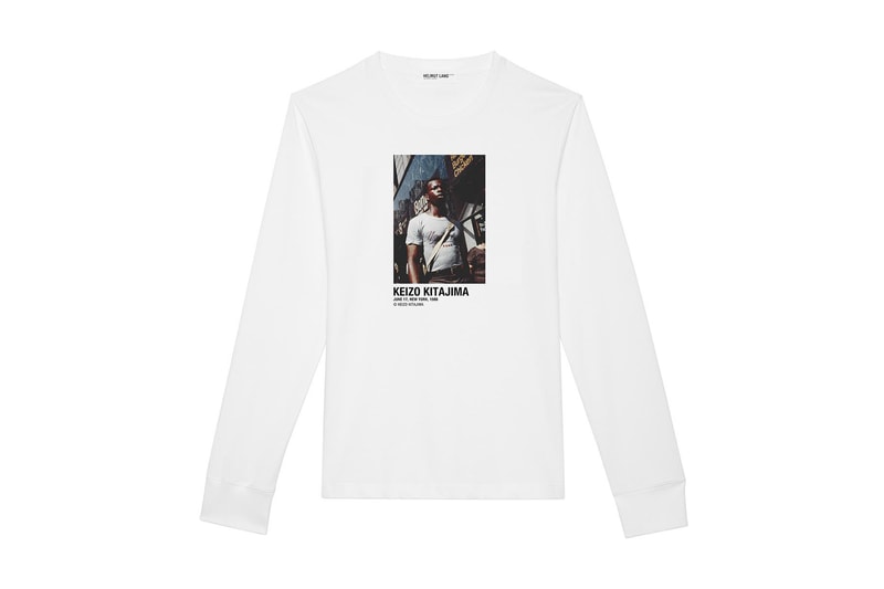 Keizo Kitajima Helmut Lang Artist Series 2017 December release date Info street photography new york t-shirt shirts poster pin