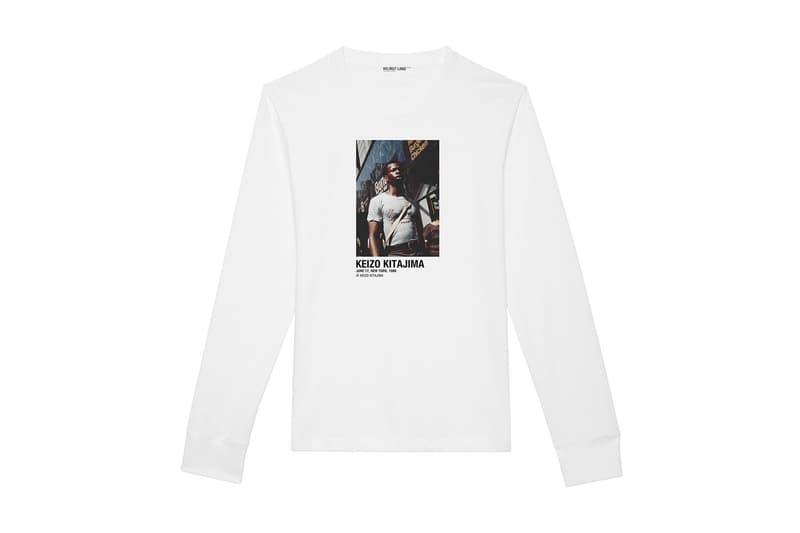 Keizo Kitajima Helmut Lang Artist Series 2017 December release date Info street photography new york t-shirt shirts poster pin