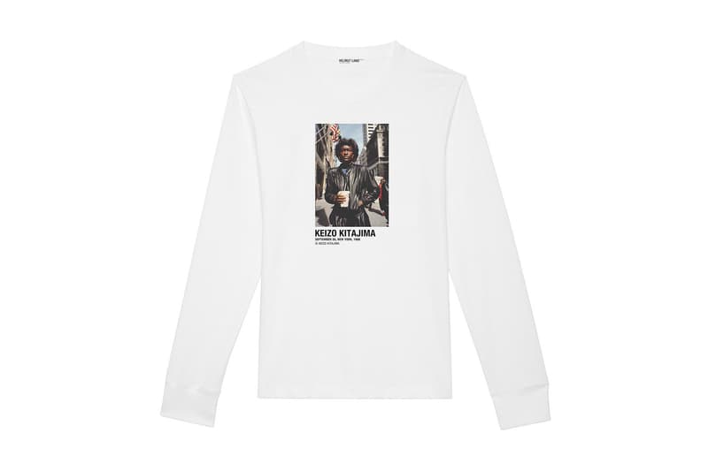 Keizo Kitajima Helmut Lang Artist Series 2017 December release date Info street photography new york t-shirt shirts poster pin