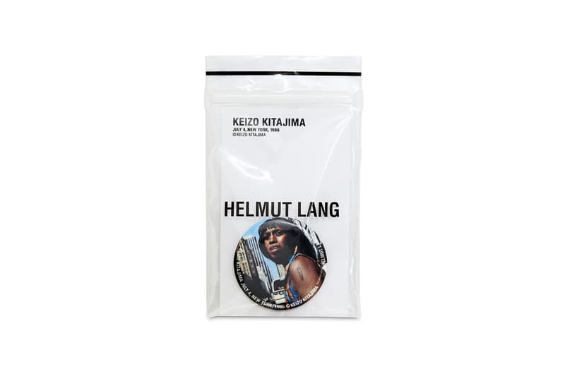Keizo Kitajima Helmut Lang Artist Series 2017 December release date Info street photography new york t-shirt shirts poster pin