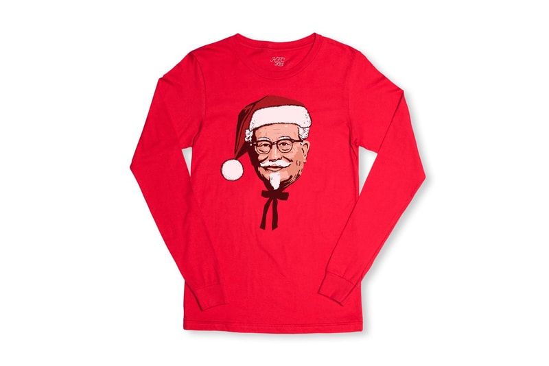 KFC Christmas Pillows Shirts Cap Pins Stickers Prints