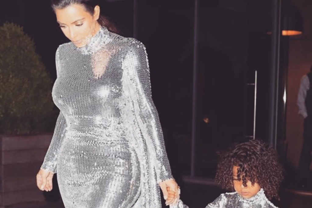 Kim Kardashian West Copy The Kids Supply Vetements COMME des GARCONS Kosho & Co Souvenier Jacket North Dress