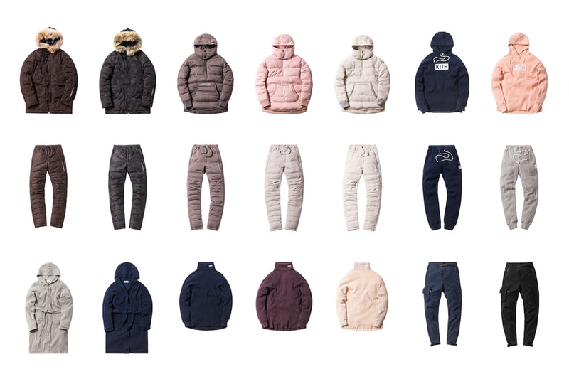 KITH Winter 2017 Second Drop Jackets Nike LeBron 15 Park Calux Nakameguro Osaka Down Pant