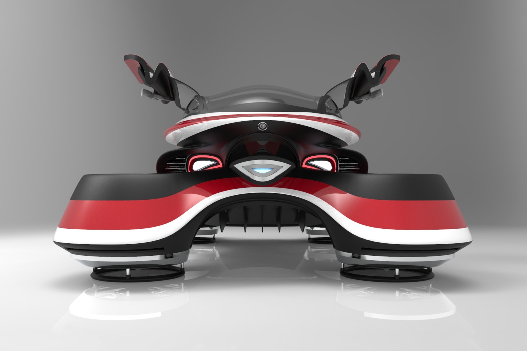 Lazzarini Design Studio Hover Coupé Flying Car design concept