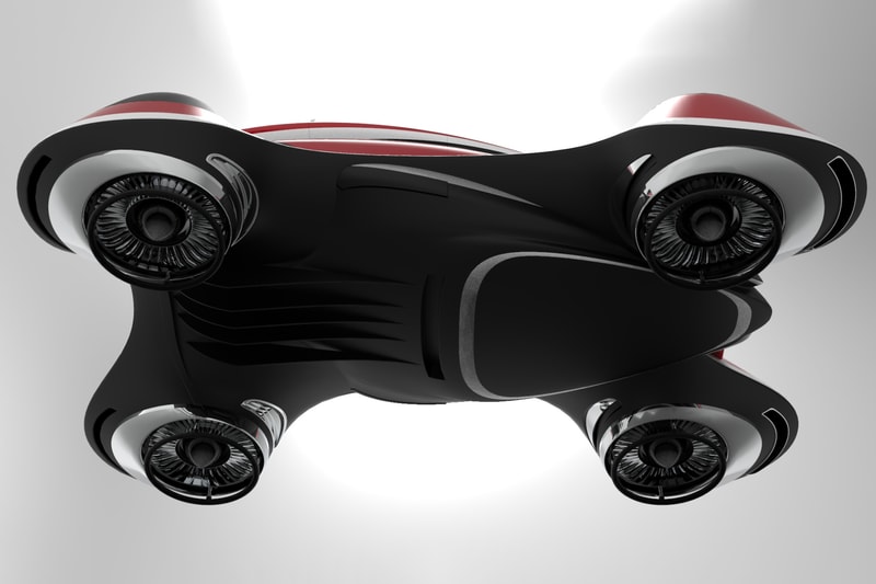 Lazzarini Design Studio Hover Coupé Flying Car design concept