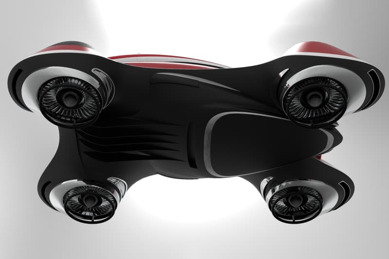 Lazzarini Design Studio Hover Coupé Flying Car design concept