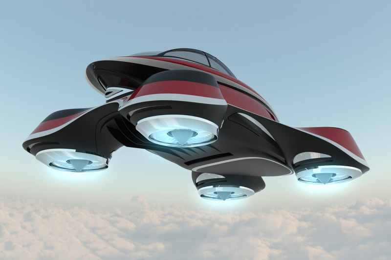 Lazzarini Design Studio Hover Coupé Flying Car design concept