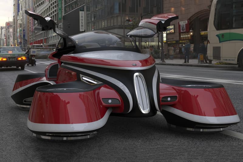 Lazzarini Design Studio Hover Coupé Flying Car design concept