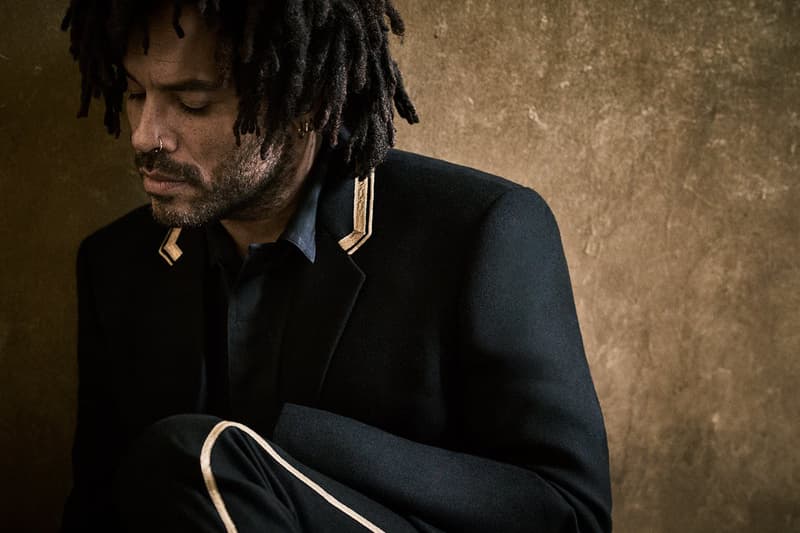 Lenny Kravitz MR PORTER Editorial guitar sunglgasses saint laurent hadier ackermann