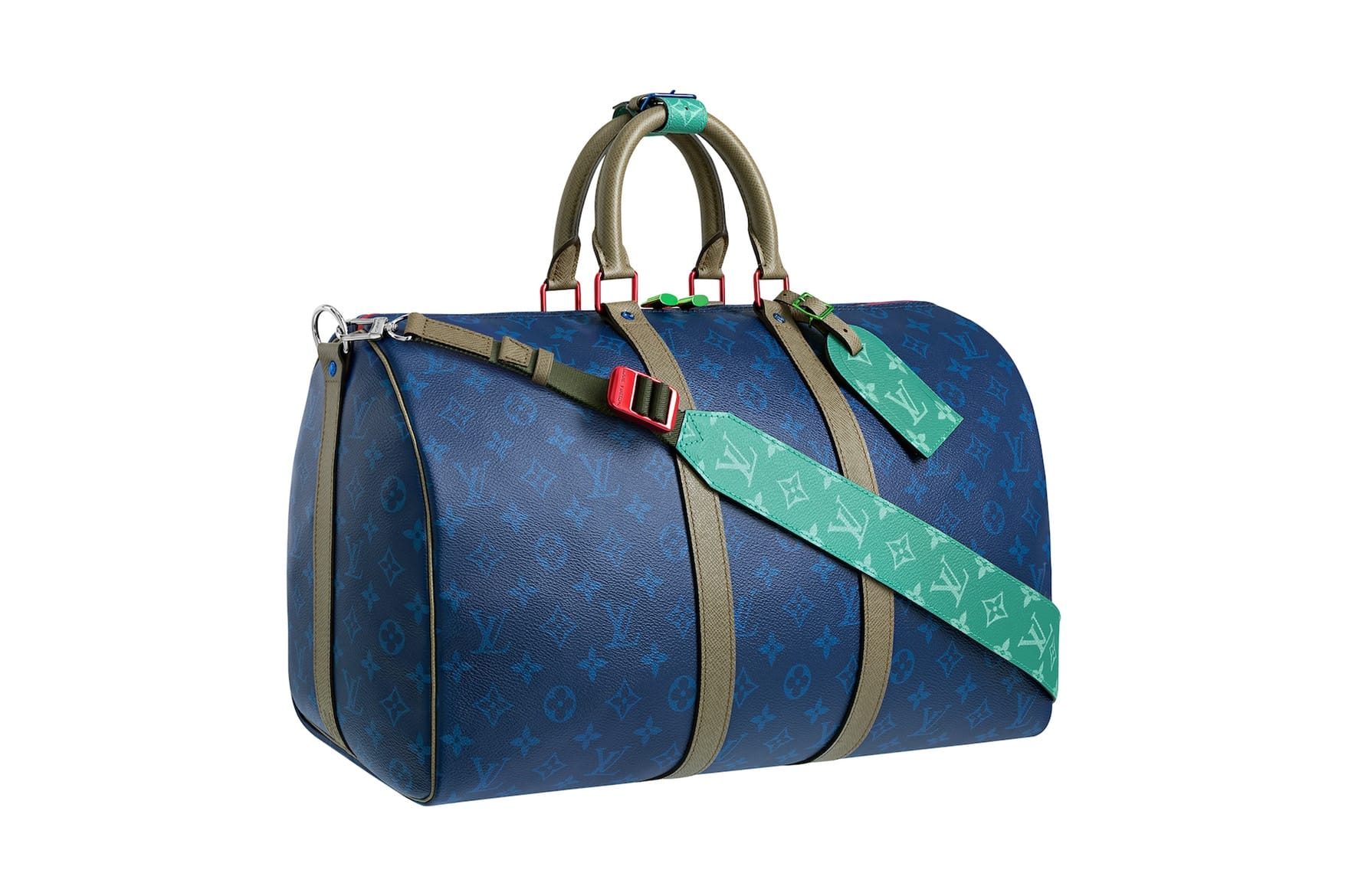 NIB AUTHENTIC Louis Vuitton Summer 2021 By The Pool Neverfull MM Blue W  Pouch  eBay