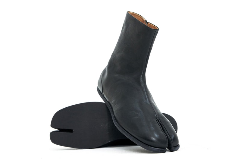 Maison Margiela Tabi Ankle Boot Spring Summer 2018 Black Leather