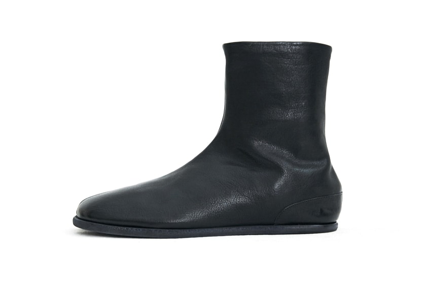 Maison Margiela Tabi Ankle Boot Spring Summer 2018 Black Leather