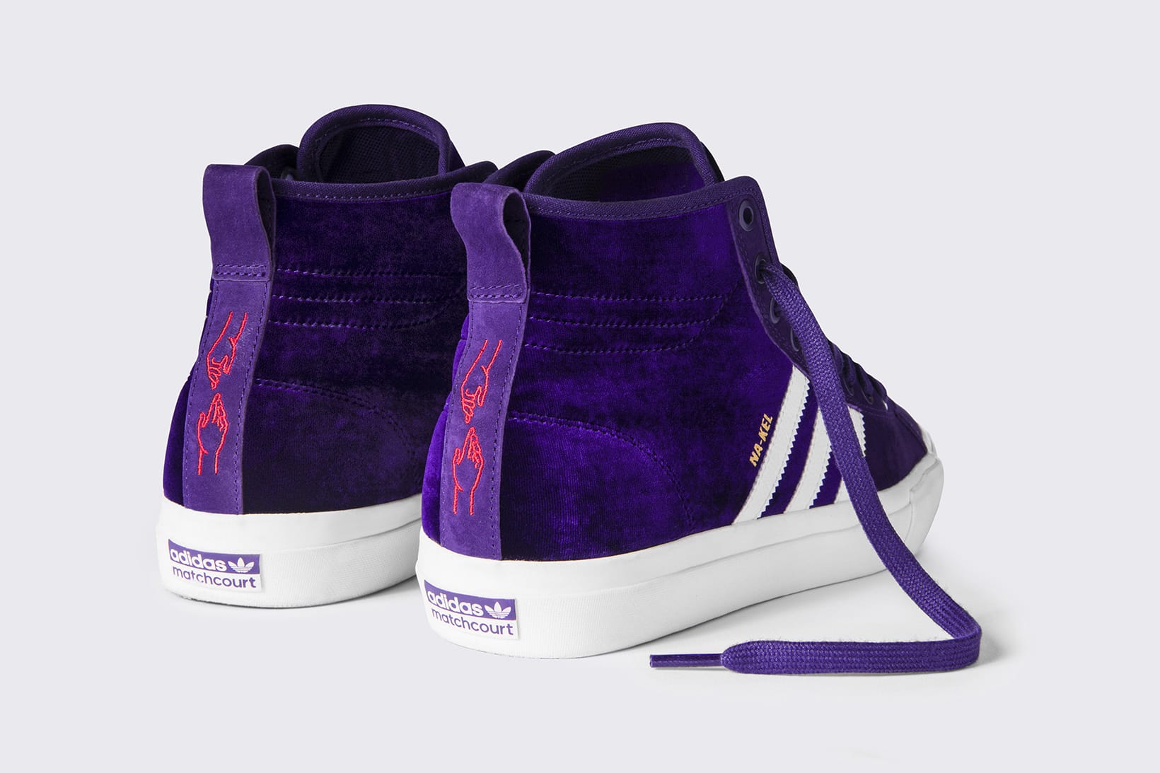 nakel smith adidas purple