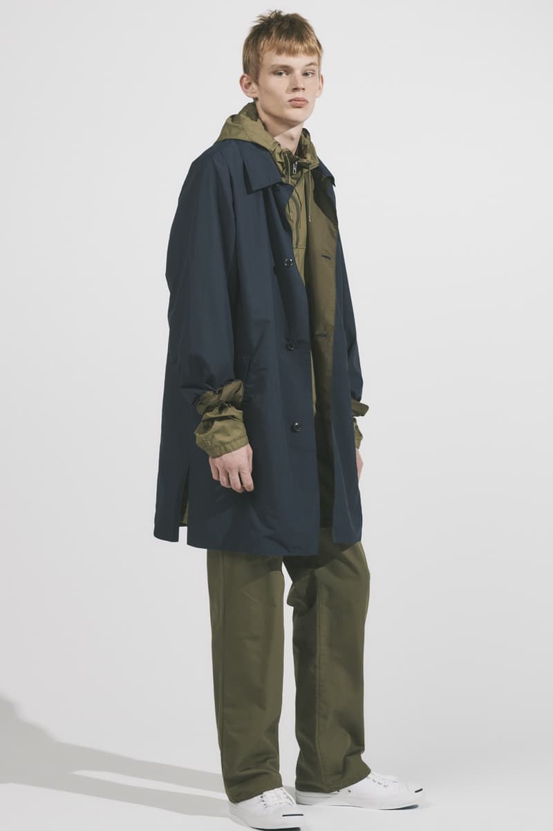 nanamica Eiichiro Homma "Ocean" Khaki Spring/Summer 2018 Lookbook Collection GORE-TEX PERTEX