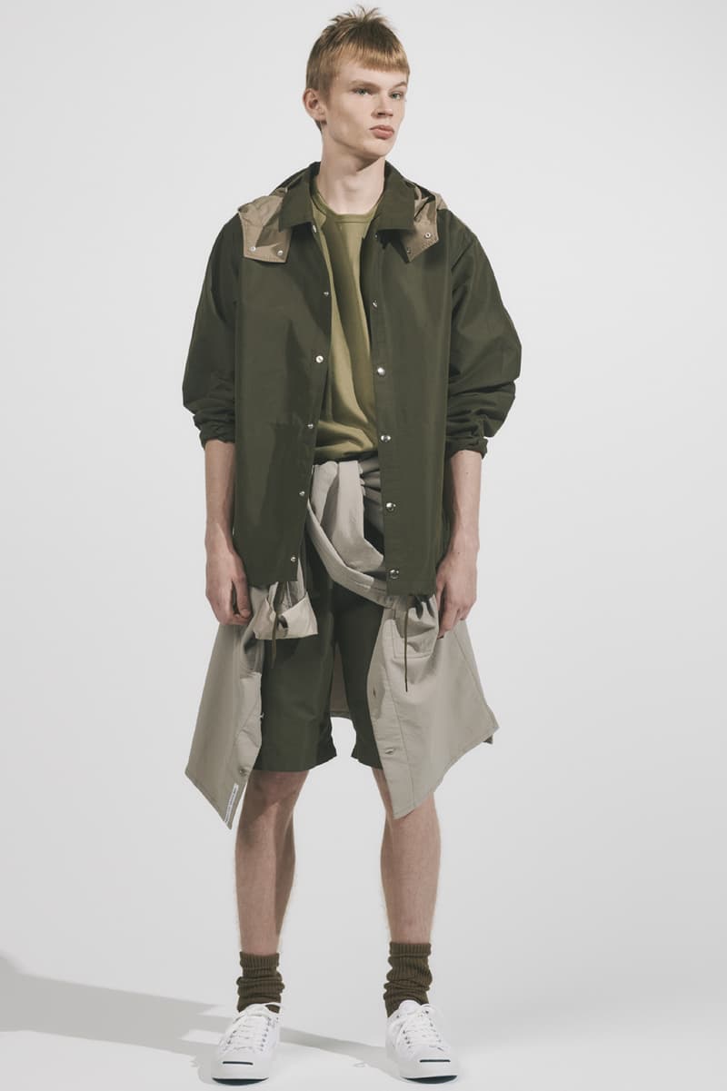 nanamica Eiichiro Homma "Ocean" Khaki Spring/Summer 2018 Lookbook Collection GORE-TEX PERTEX