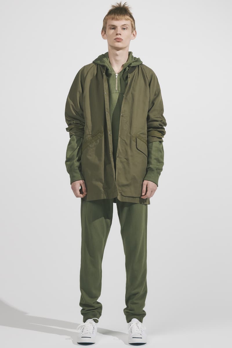 nanamica Eiichiro Homma "Ocean" Khaki Spring/Summer 2018 Lookbook Collection GORE-TEX PERTEX