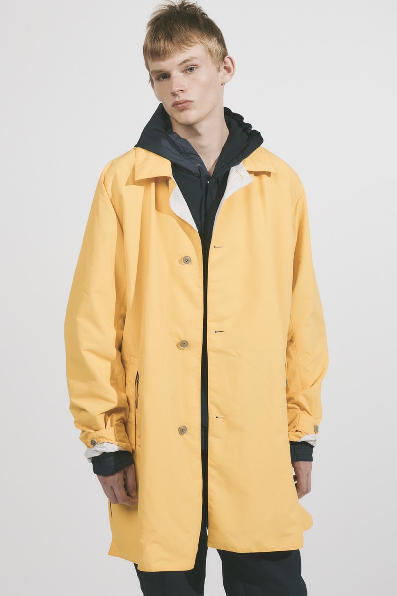nanamica Eiichiro Homma "Ocean" Khaki Spring/Summer 2018 Lookbook Collection GORE-TEX PERTEX