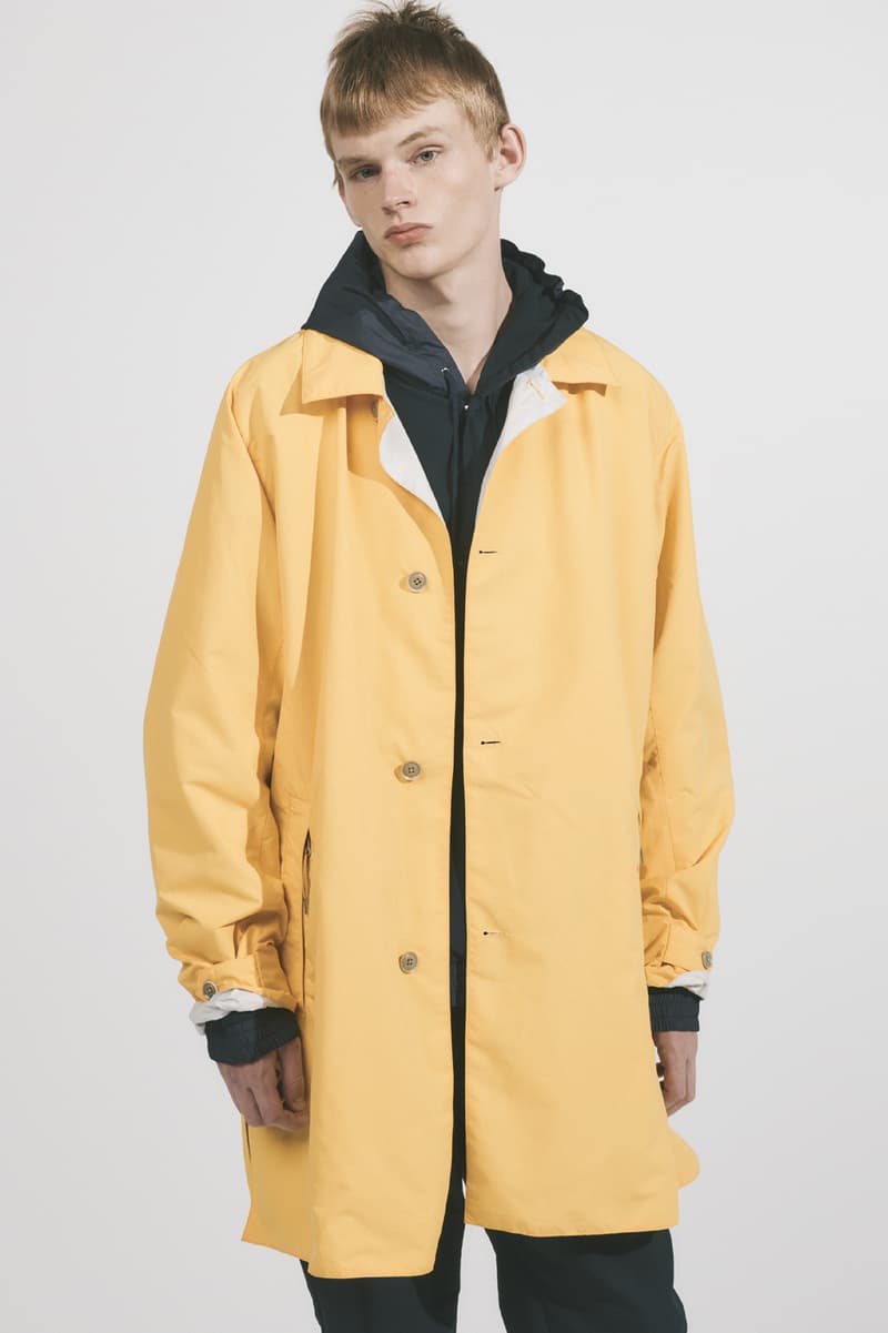 nanamica Eiichiro Homma "Ocean" Khaki Spring/Summer 2018 Lookbook Collection GORE-TEX PERTEX