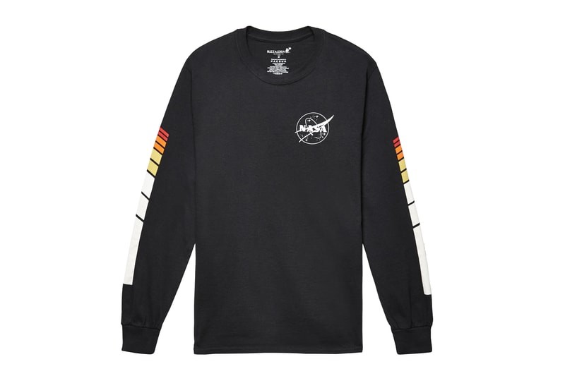 NASA PacSun Holiday Capsule lookbook Buzz Aldrin Foundation Hoodies MA-1 flight bomber jacket t-shirts