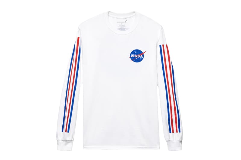 NASA PacSun Holiday Capsule lookbook Buzz Aldrin Foundation Hoodies MA-1 flight bomber jacket t-shirts