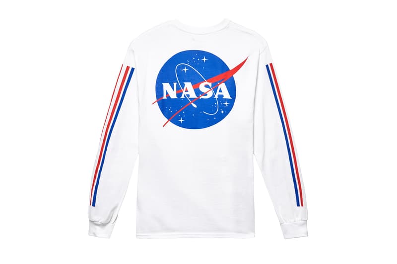 NASA PacSun Holiday Capsule lookbook Buzz Aldrin Foundation Hoodies MA-1 flight bomber jacket t-shirts