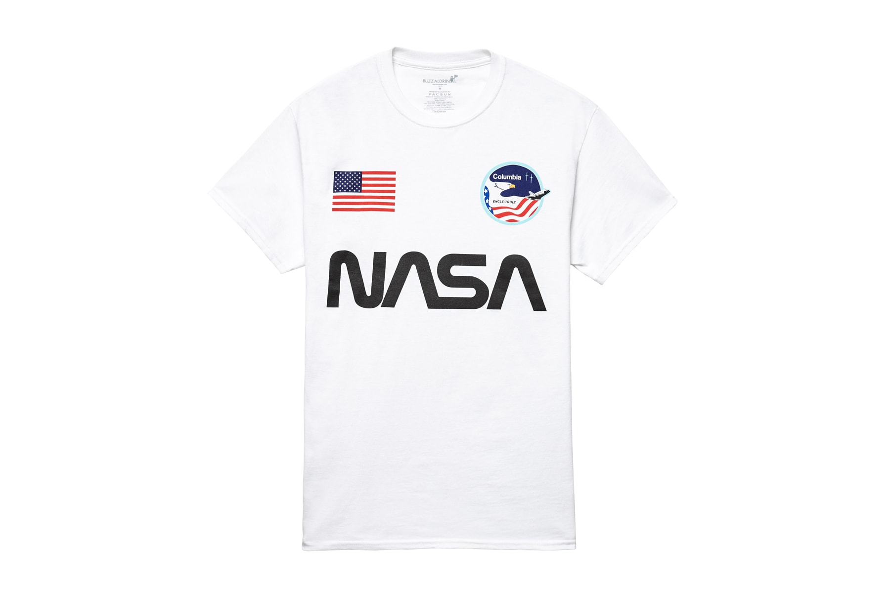 NASA PacSun Holiday Capsule lookbook Buzz Aldrin Foundation Hoodies MA-1 flight bomber jacket t-shirts