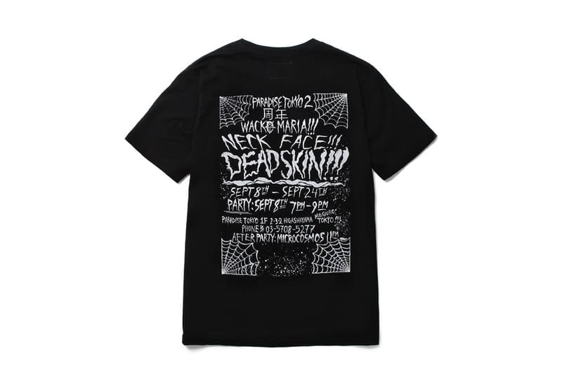 Neck Face WACKO MARIA DEAD SKIN Collaboration Capsule Collection PARADISE TOKYO 2017 December 9 Release Date Info Book Hoodie Coaches T-shirt Book Art Limited