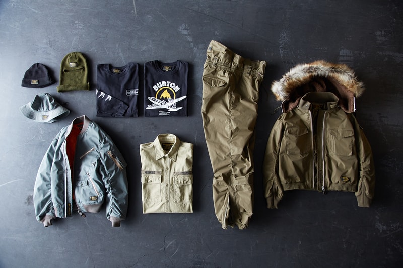 Neighborhood x Burton Collaboration Release Early January 2018 Bomber Jackets Hats Tees Shirts Cargos Fur